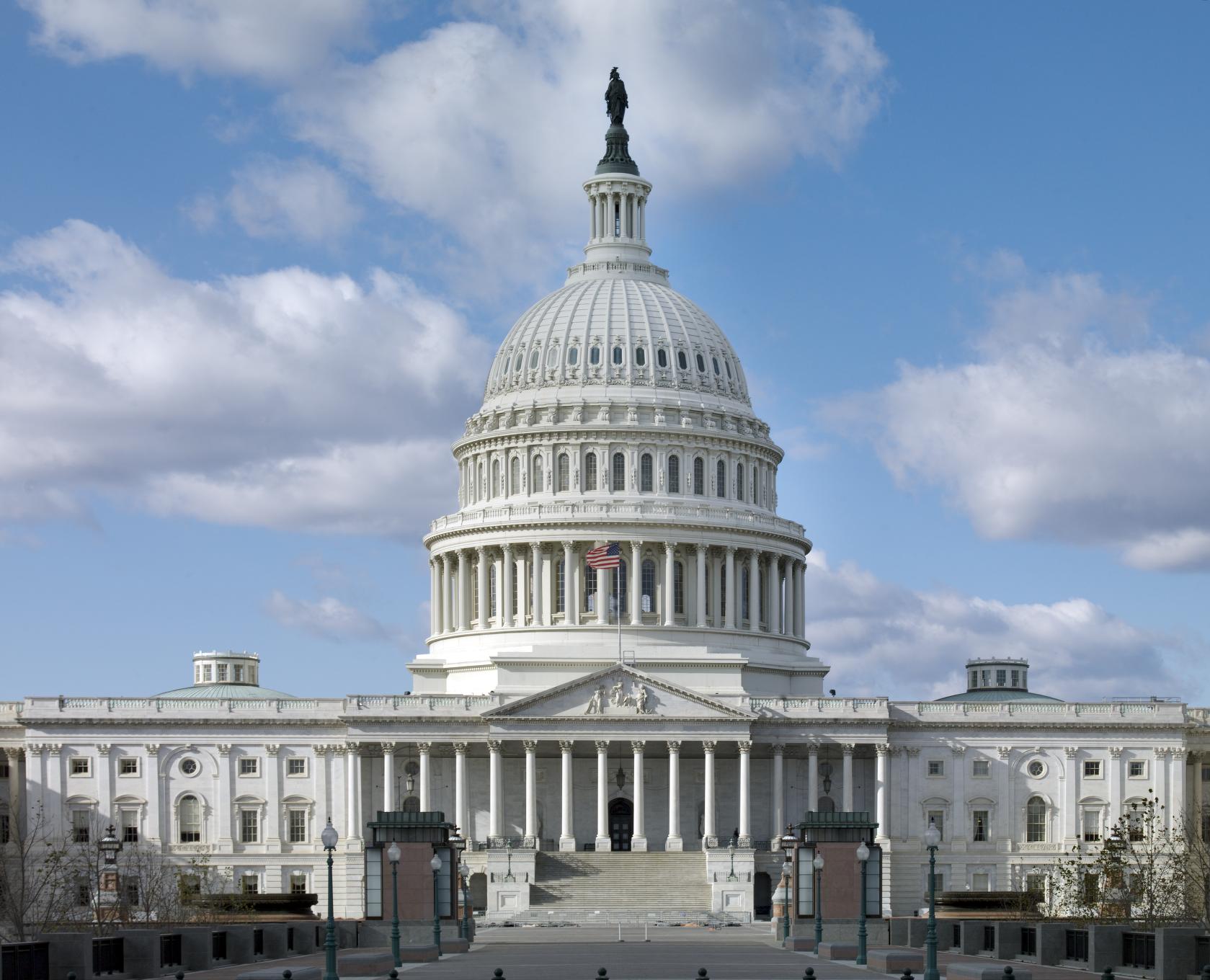 The U.S. Capitol dome and east façade, photographed by Carol M. Highsmith